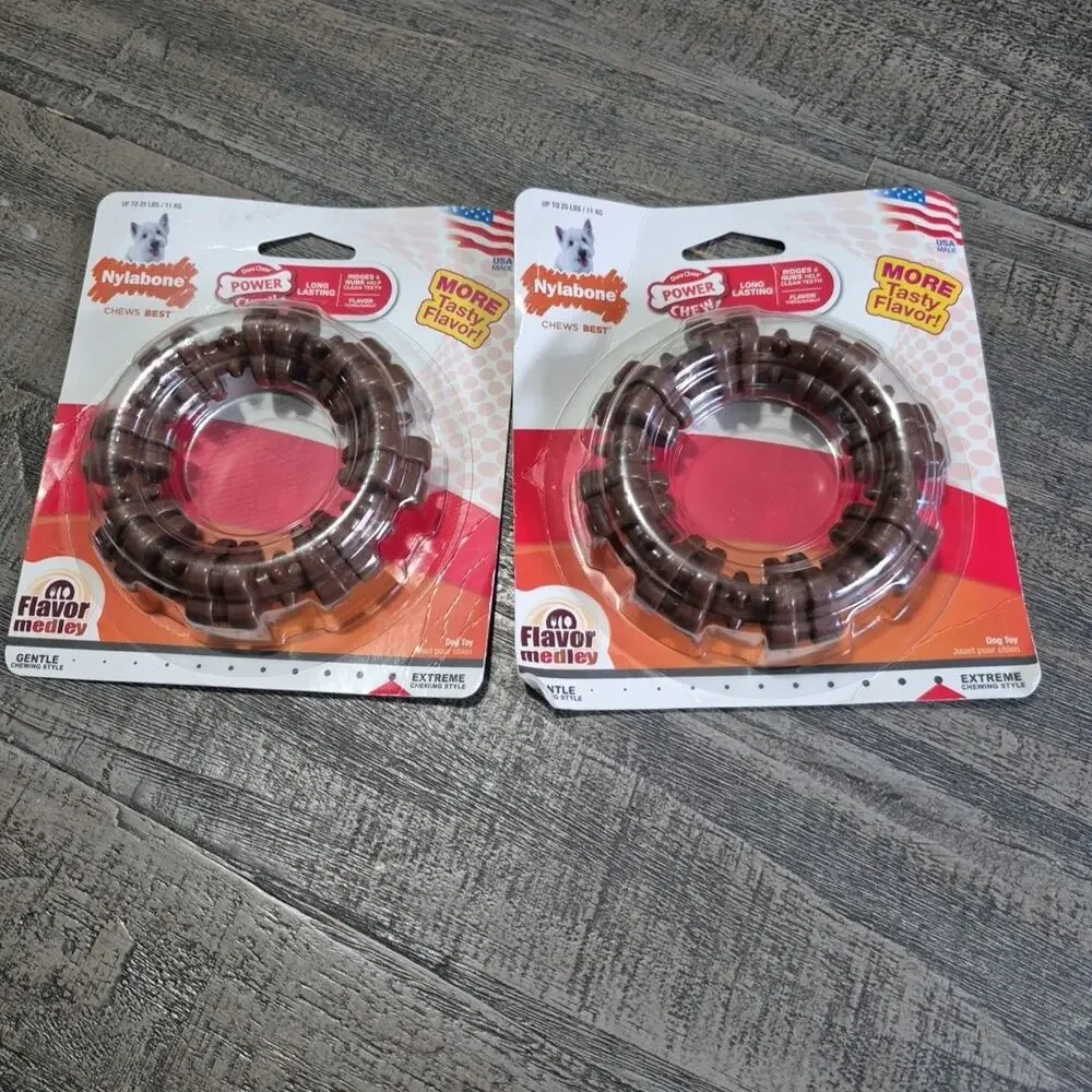 Power Chew Textured Dog Ring Flavor Medley Small Regular Up to 25 Ibs Extreme